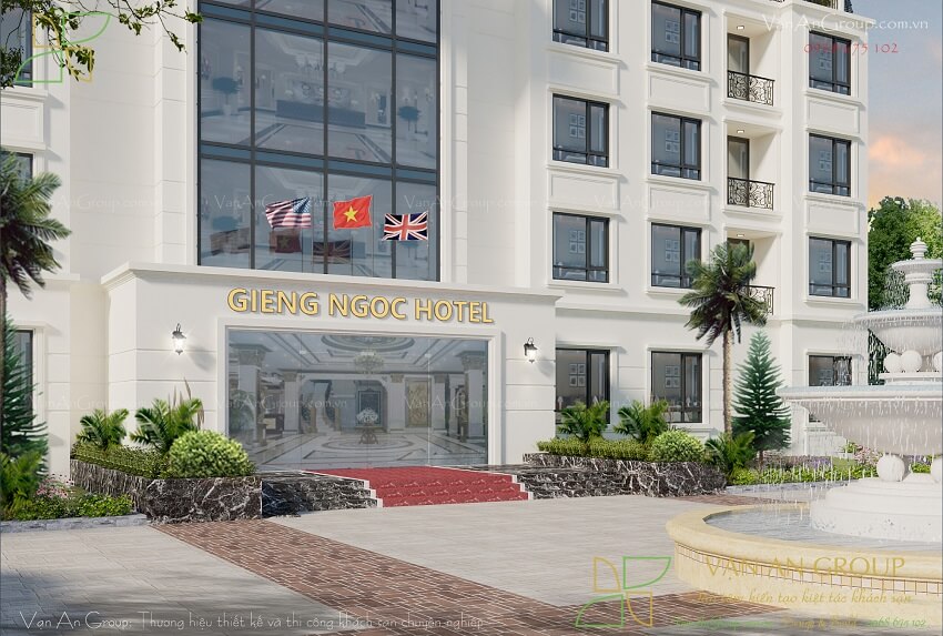 Sảnh đón và khu vực tiếp cận