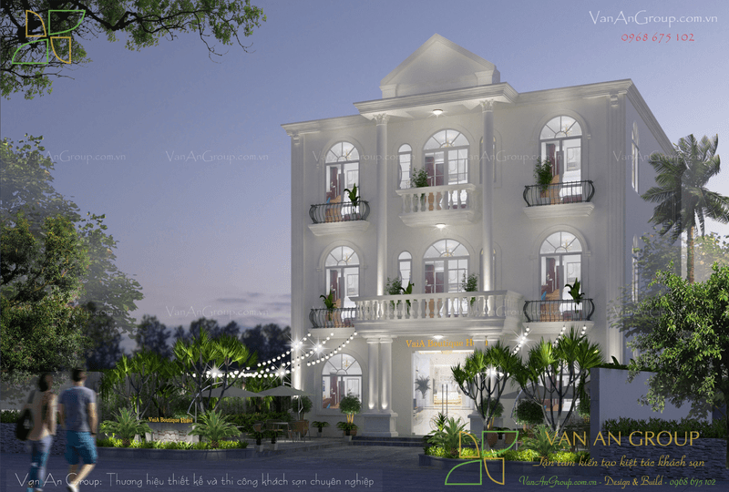 Ánh sáng lung linh của khách sạn VaiA Boutique Hotel