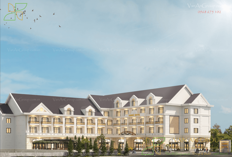 Bài toán thiết kế khách sạn nghỉ dưỡng Sammy Hotel tại Sapa