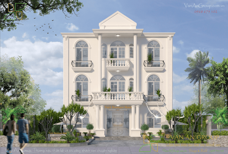 Thiết kế khách sạn 2 sao VaiA Boutique Hotel tại Hội An