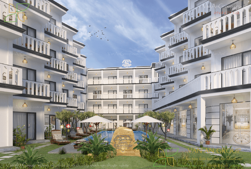 Toàn cảnh thiết kế khách sạn nghỉ dưỡng Gem Riverside Hotel