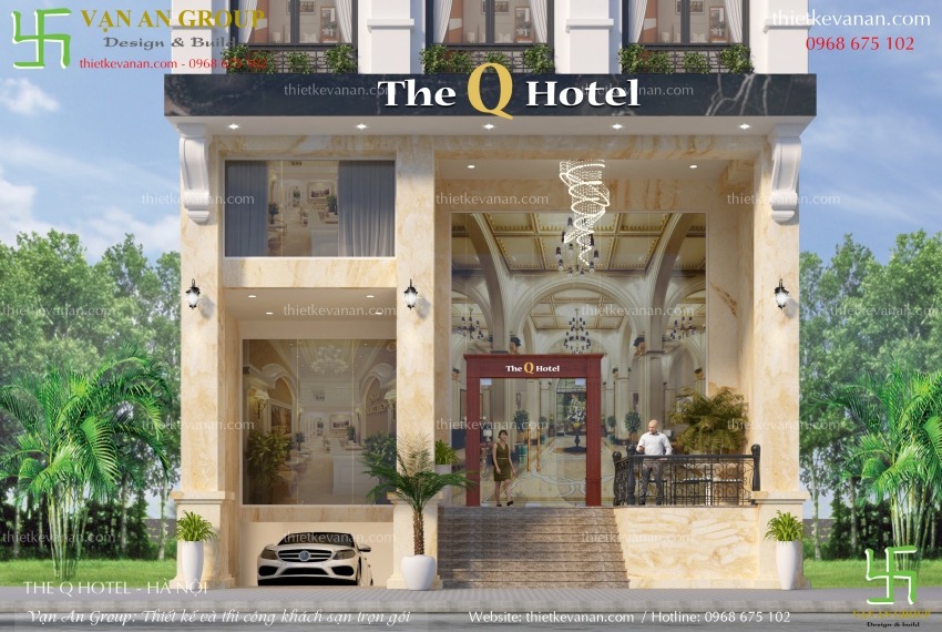 mẫu thiết kế khách sạn đẹp