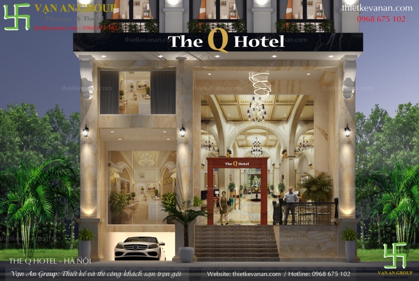 mẫu thiết kế khách sạn đẹp