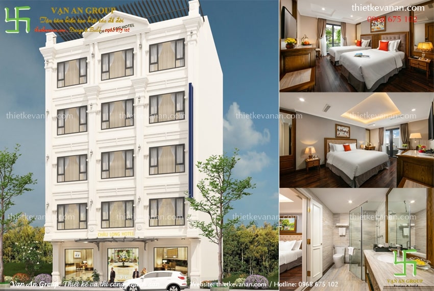Thiết kế khách sạn 5 tầng Châu Long Hotel tại Sầm Sơn, Thanh Hóa