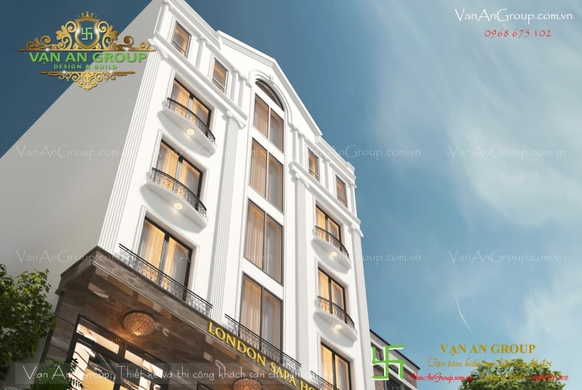 Thiết kế khách sạn 5 tầng tại Sapa thu hút du khách từ cái nhìn đầu tiên