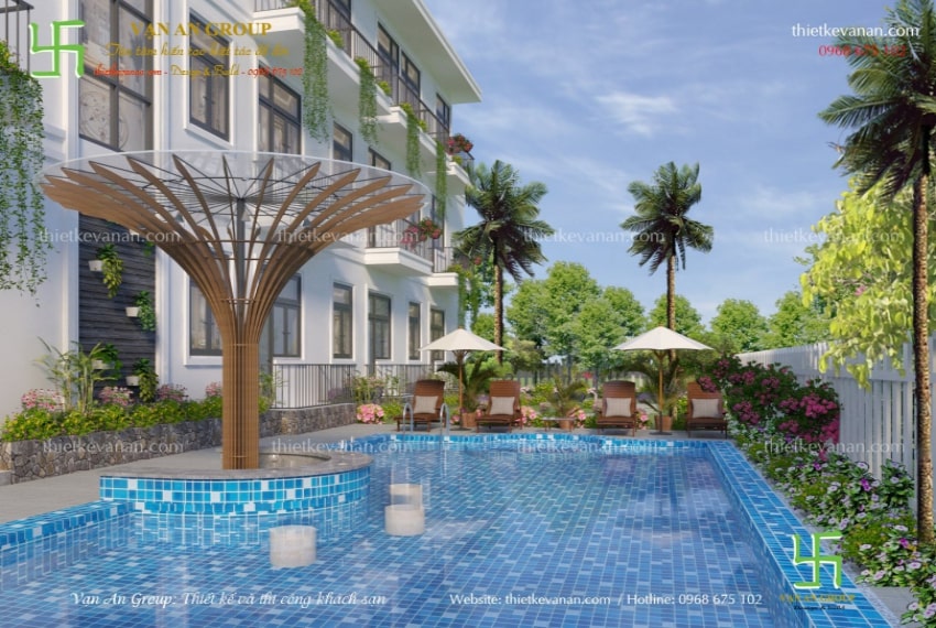 Thiết kế khách sạn 3 sao tại Tp Hồ Chí Minh đẹp mê mẩn