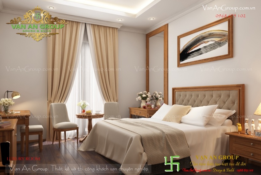 Phối cảnh nội thất khách sạn Volga Nha Trang Hotel sang trọng, cao cấp