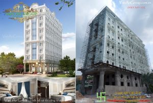 Thiết kế khách sạn 10 tầng tại Phú Quốc đẹp lung linh, ấn tượng