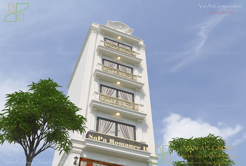 Màu sắc kiến trúc hài hòa, tinh tế