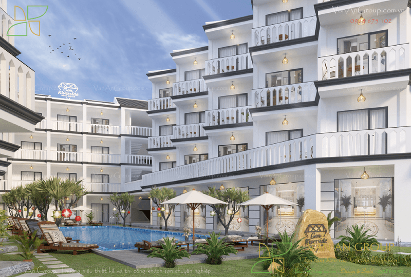 Màu sắc thiết kế hài hòa, trang nhã
