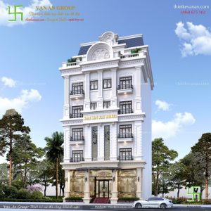 Thiết kế khách sạn mini 7 tầng tại Thanh Hóa thu hút mọi ánh nhìn