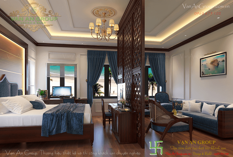 Mẫu thiết kế nội thất phòng VIP khách sạn 5 sao