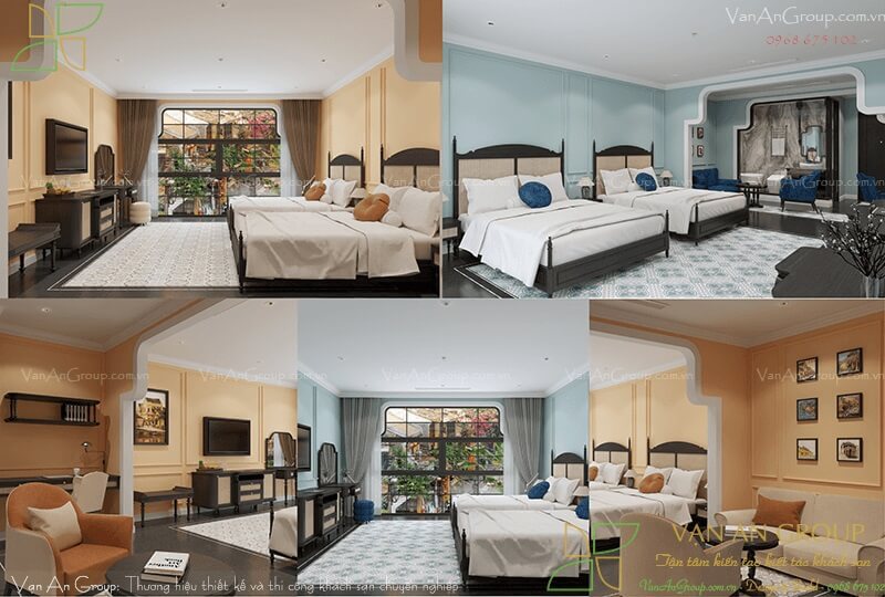 Nội thất khách sạn 3 sao phong cách Boutique