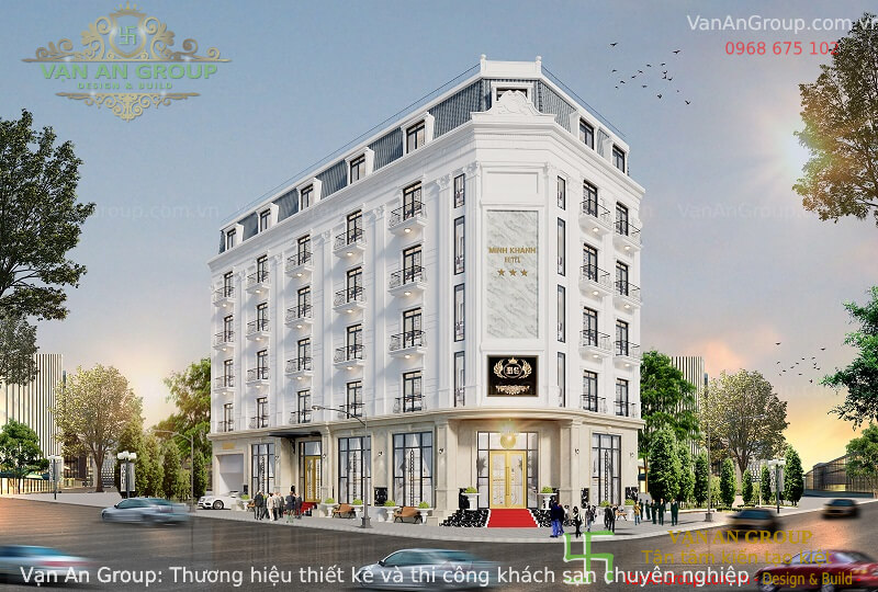Mẫu thiết kế khách sạn 3 sao: Minh Khánh Hotel