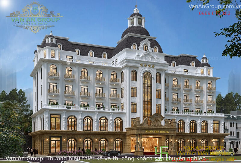 Mẫu thiết kế khách sạn 4 sao: Xuân Yến Hotel