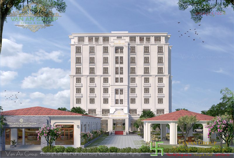Mẫu thiết kế khách sạn Ninh Bình Hidden Charm Hotel & Resort