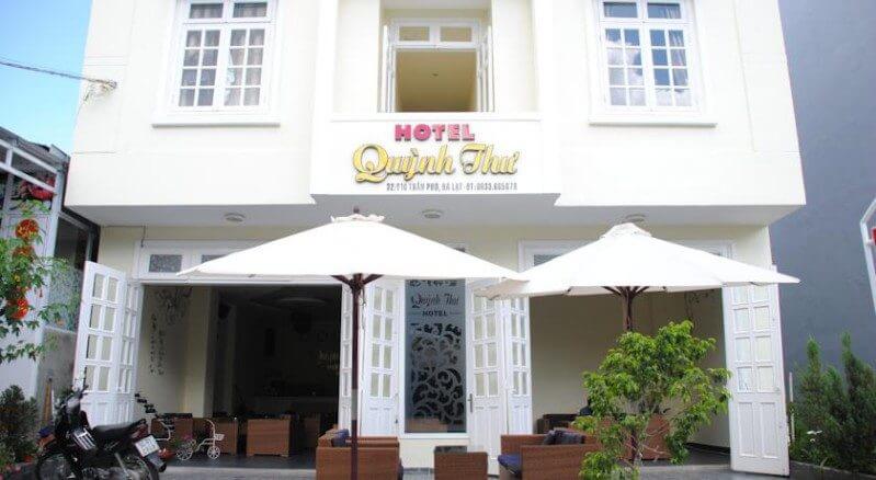 Vẻ ngoài sang trọng của Quỳnh Thư Hotel ở Đà Lạt