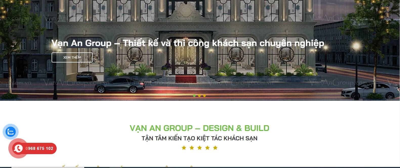 VẠN AN GROUP – DESIGN & BUILD TẬN TÂM KIẾN TẠO KIỆT TÁC KHÁCH SẠN