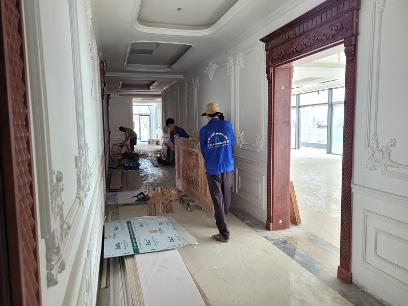 Van An Group thiet ke va thi cong hanh lang khach san 3