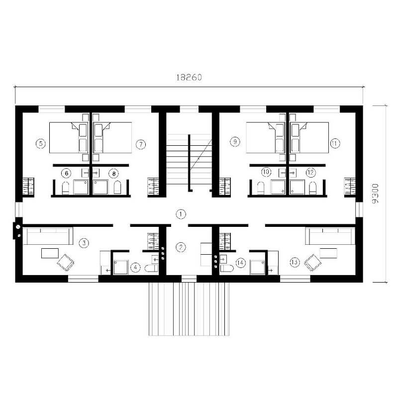 Mặt bằng khách sạn mini là gì