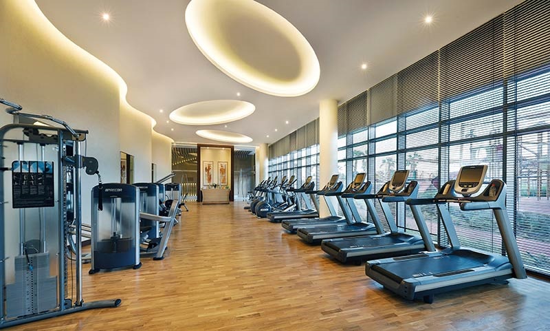 Phong cách thiết kế phòng gym khách sạn