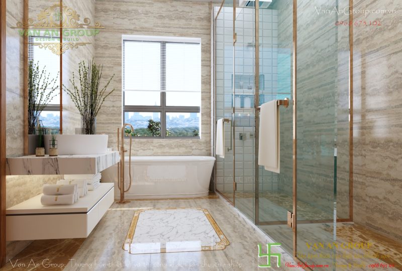 Phòng tắm cần hạn chế lắp đặt quá nhiều đồ