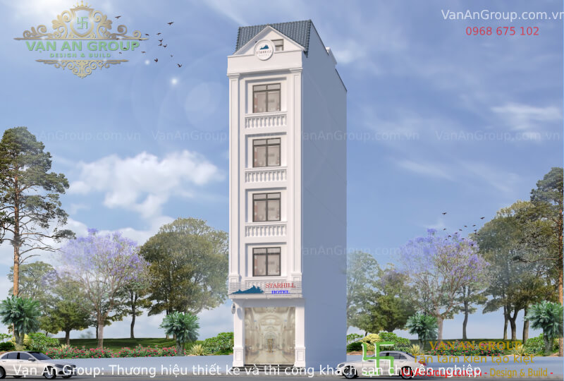 Starhill Hotel Mini có mặt bằng khách sạn mini 5x20m 