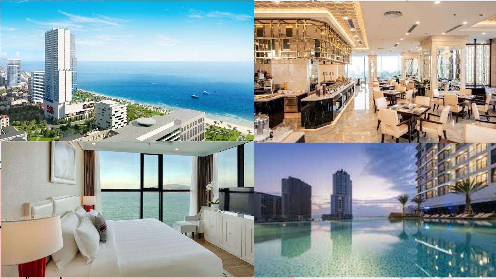 Tầm nhìn hướng thẳng ra biển của khách sạn sang trọng Vinpearl Nha Trang