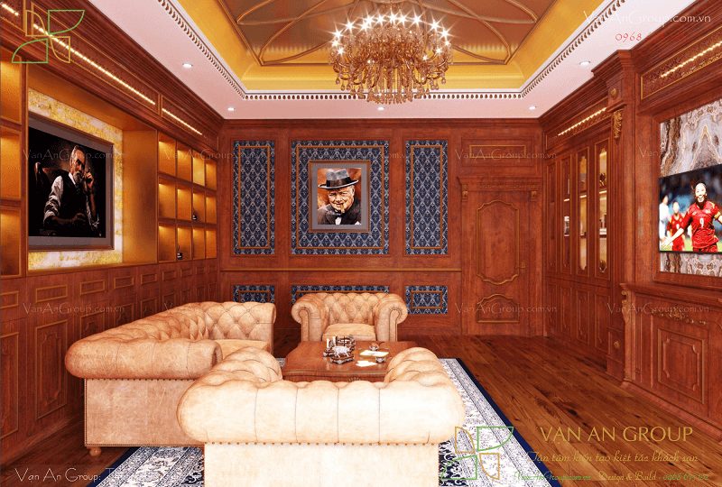 Thiet ke thi cong phong cigar khach san Van An Group 4