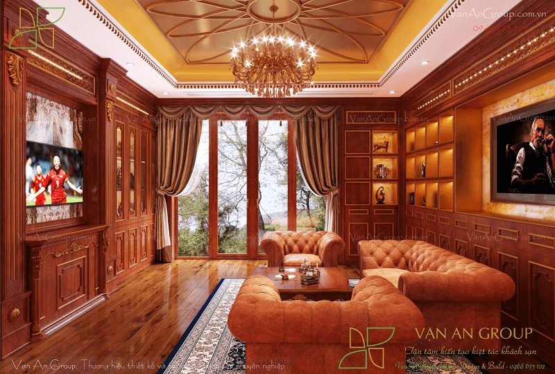 Thiet ke thi cong phong cigar khach san Van An Group 5