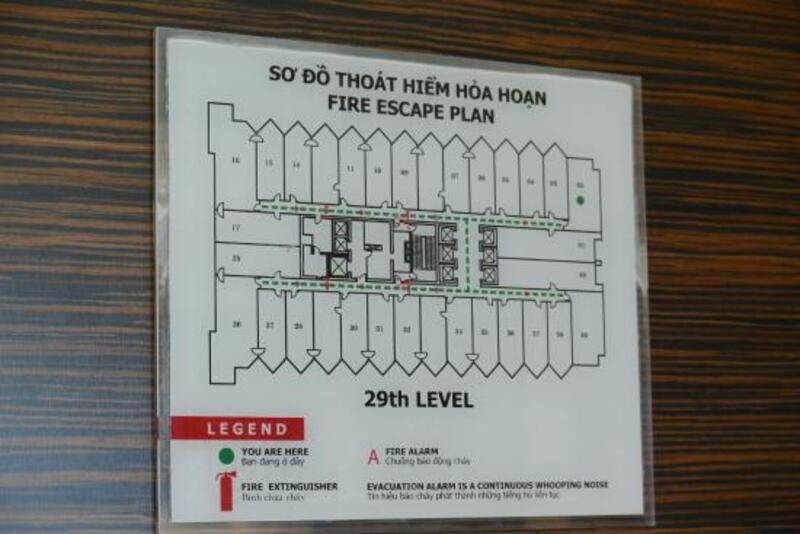 Sơ đồ thoát hiểm khách sạn linh hoạt: