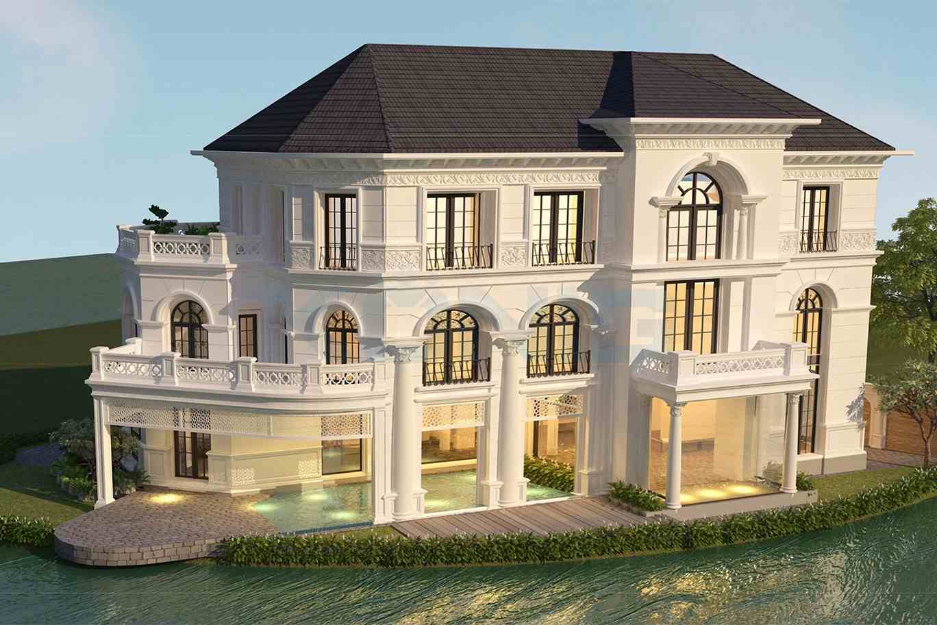 Biệt thự tân cổ điển sang trọng