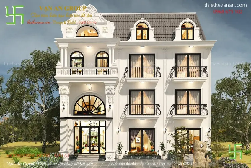 Chi phí xây khách sạn mini 3 tầng là bao nhiêu