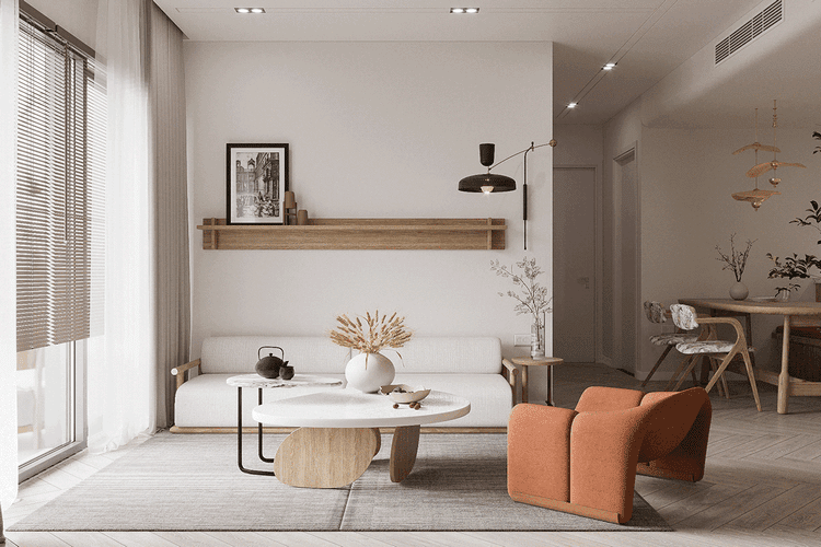 Mẫu thiết kế nội thất phong cách minimalism-2