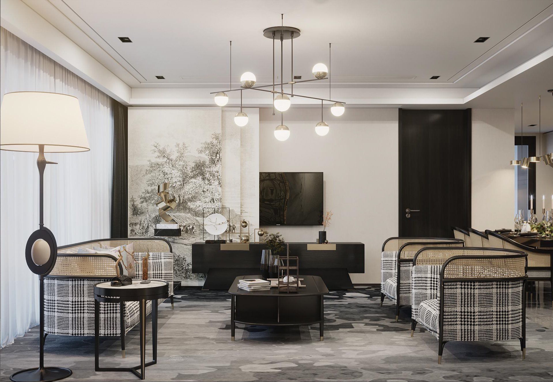 Phong cách nội thất Indochine cổ điển