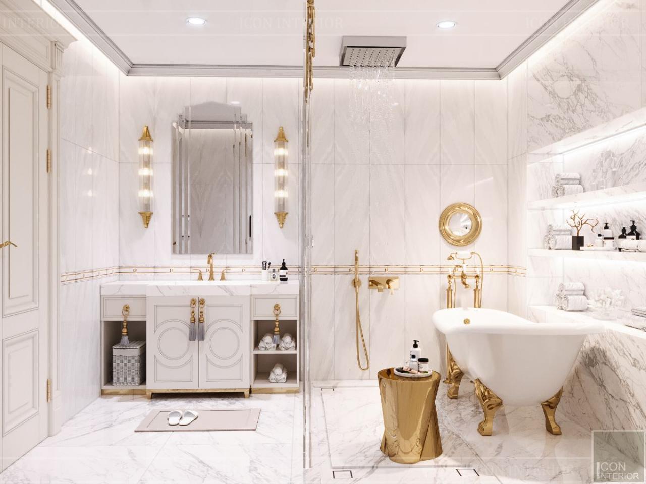 Phòng tắm phong cách cổ điển