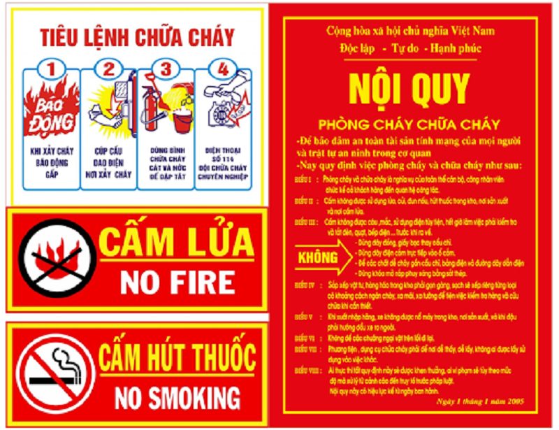 Quy định phòng cháy chữa cháy ở khách sạn