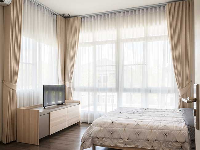 Rèm cửa khách sạn phòng ngủ