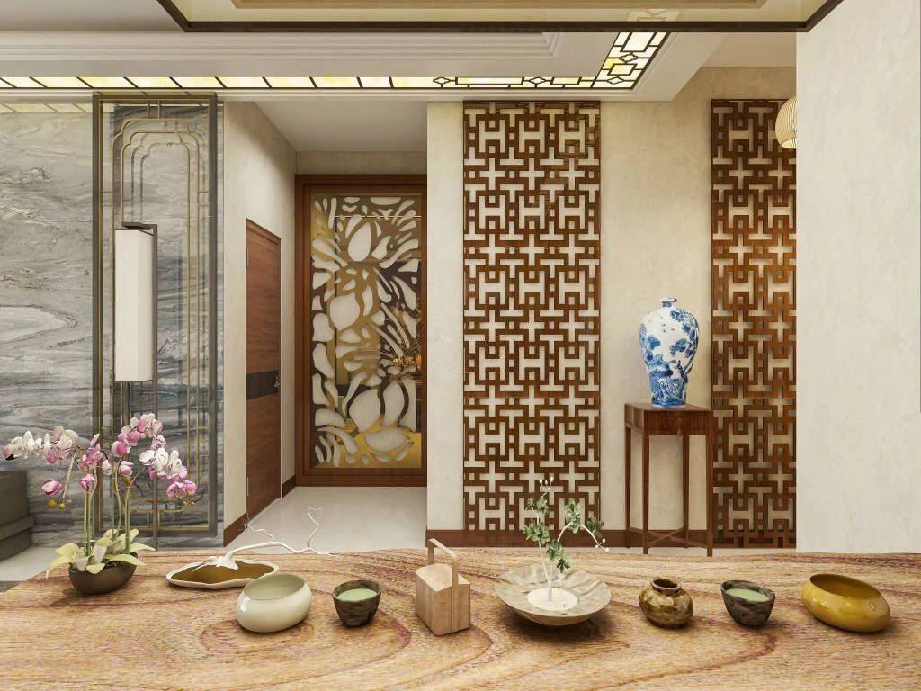 Sử dụng họa tiết kỷ hà trang trí