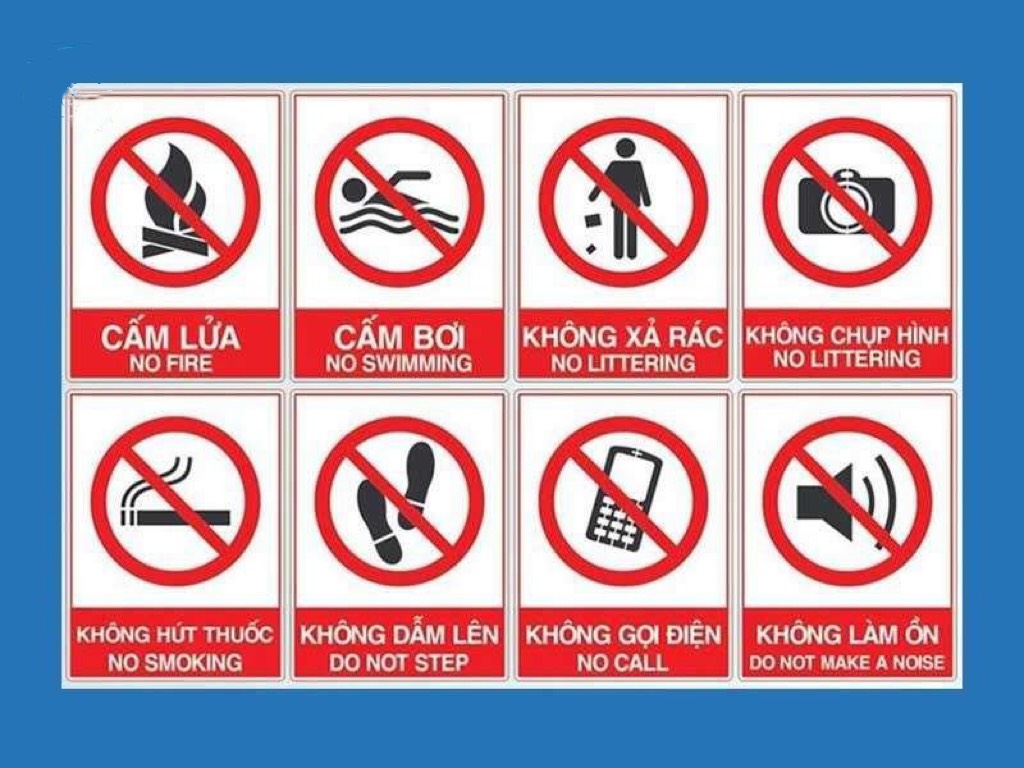 Biển nội quy hồ bơi khách sạn thông qua hình ảnh