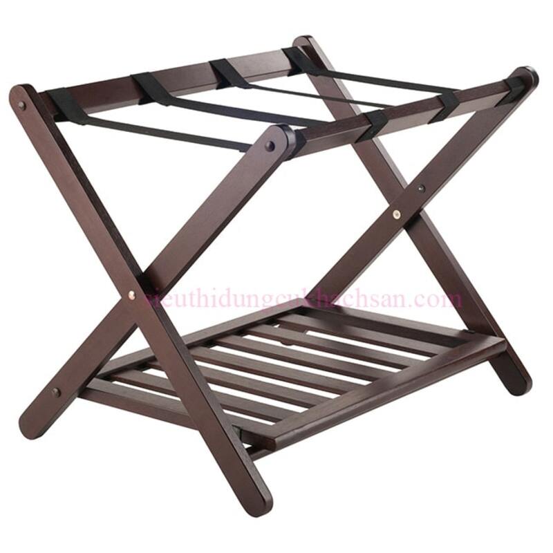 Kệ để vali khách sạn bằng gỗ
