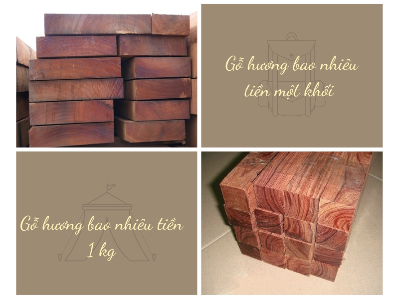 Giá gỗ hương bao nhiêu 1 kg?