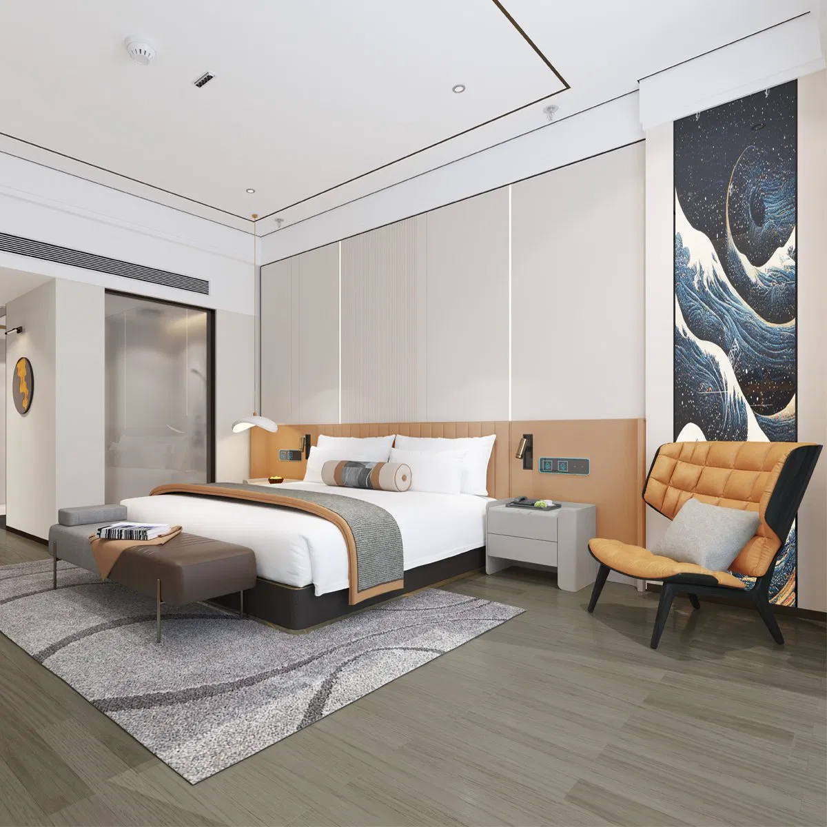 Gỗ sao phù hợp để sử dụng cho nội thất khách sạn nhờ kết cấu chắc và độ bền cao