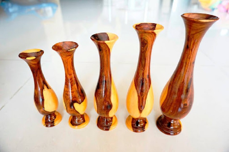 Lục bình làm từ gỗ Xoan Đào