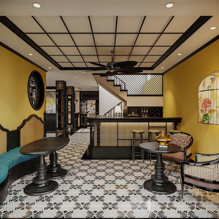 Nội thất khách sạn 2 sao Indochine