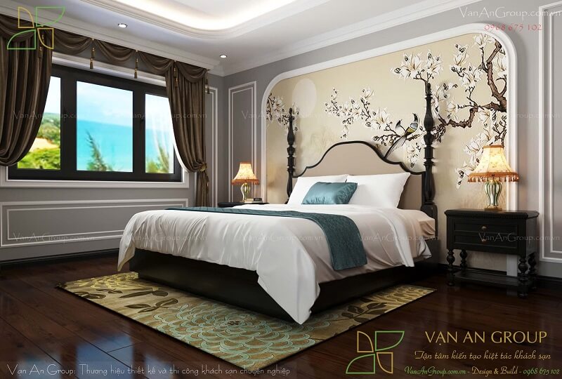 Nội thất mang nét trang trí cổ điển, cầu kỳ