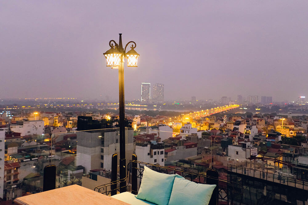 Quầy bar sân thượng đang dần được ưa thích