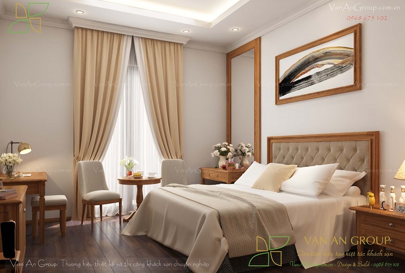 Thiết kế nội thất resort phong cách Tân cổ điển Châu Âu
