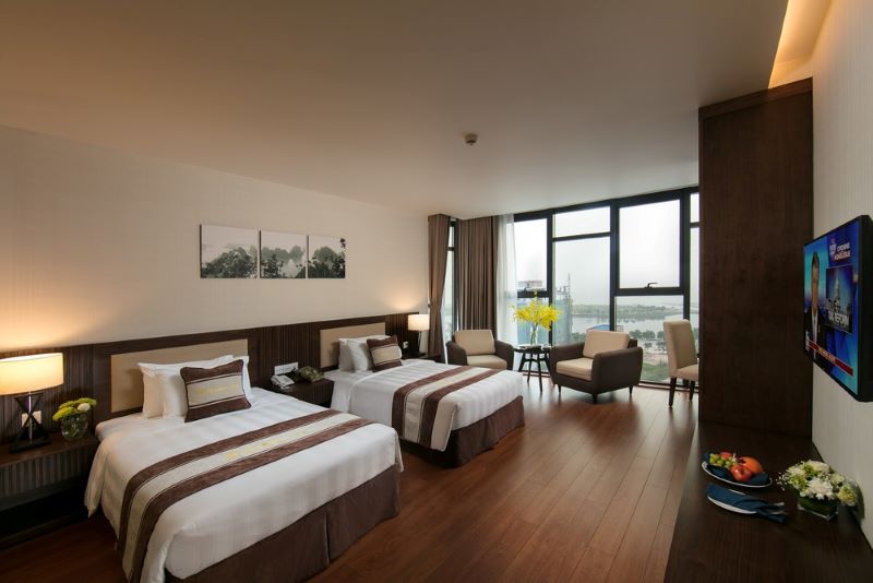 Thiết kế phòng Deluxe Twin