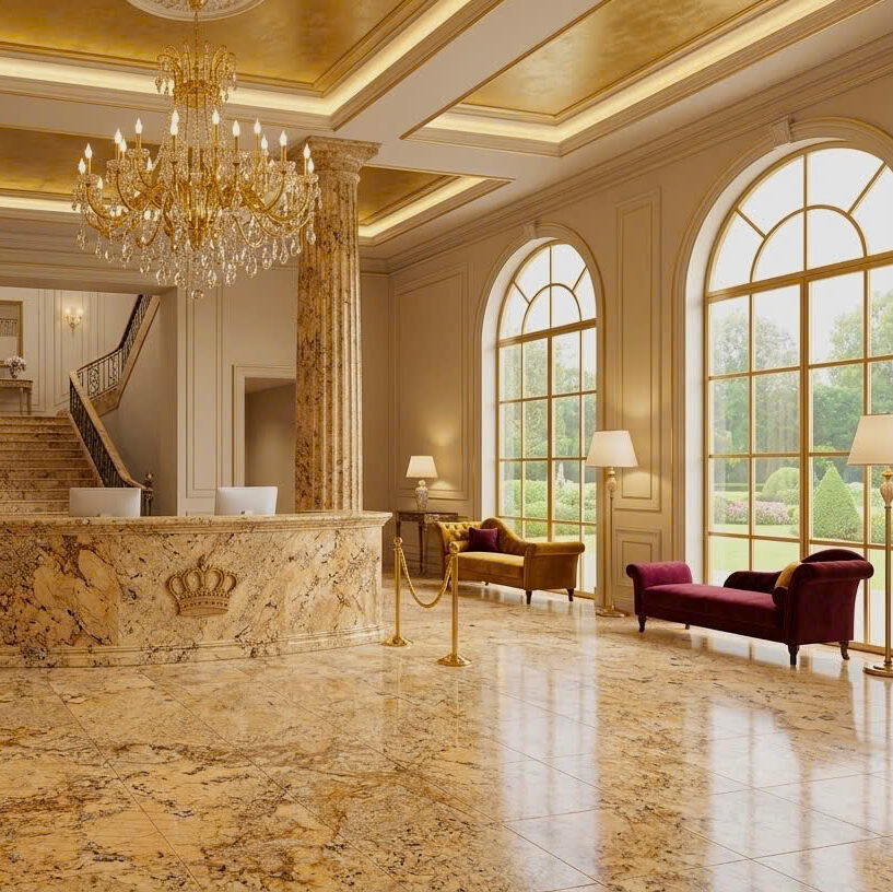 Cách chọn khổ đá Granite cho từng hạng mục khách sạn
